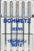  Jeans Machine Needles, Size 80/12, 5 pack